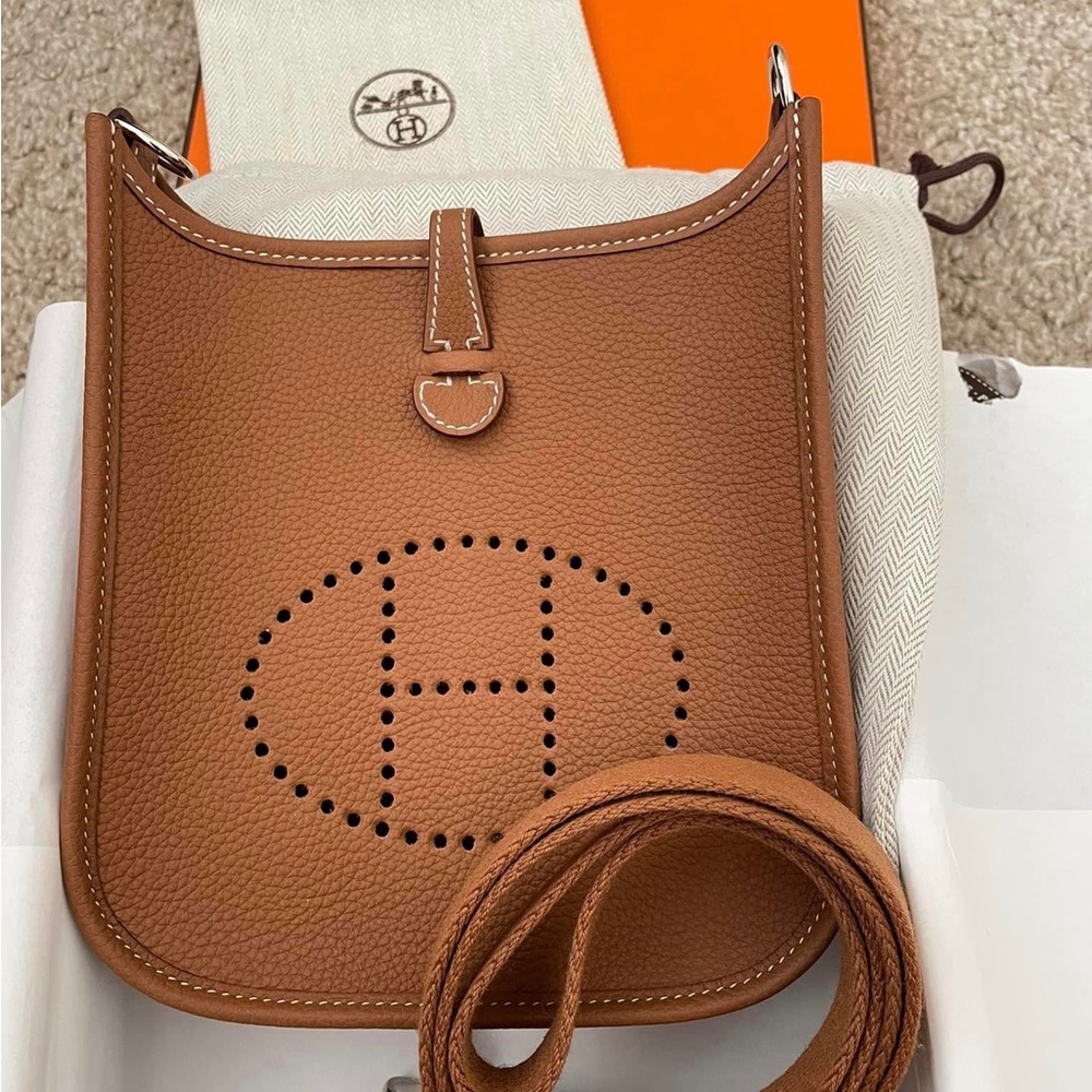 Hermes Mini evelyne gold padallium hardware